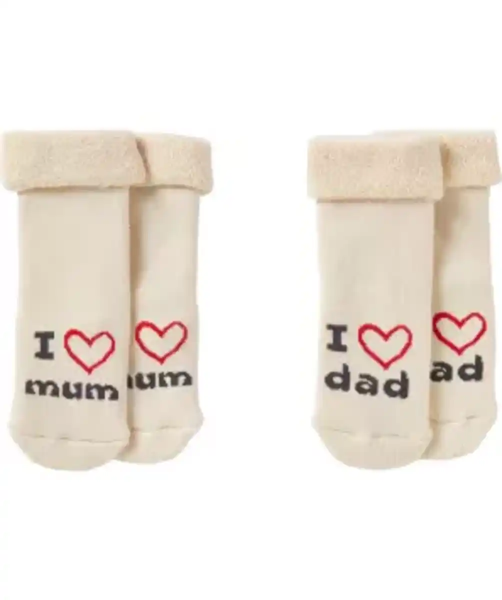 Bild 1 von Socken mit Umschlag, Beige