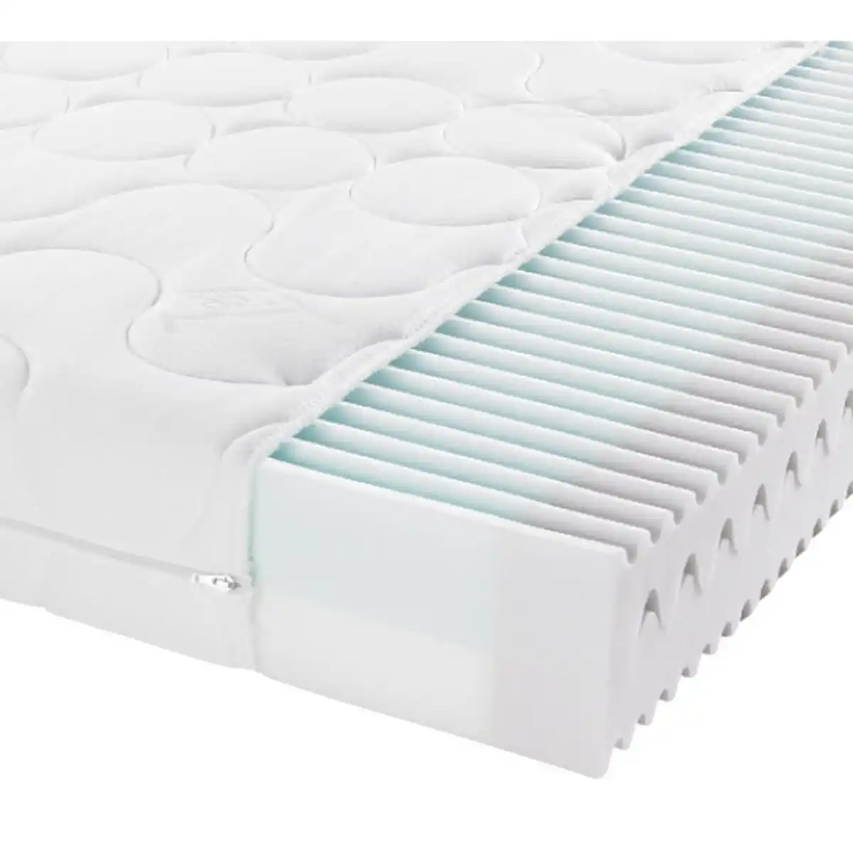 Bild 1 von Xora Kaltschaummatratze, Weiß, Textil, H1 + H2, 140x200 cm, für verstellbare Lattenroste geeignet, Tragegriffe, atmungsaktiv, Sitzkantenverstärkung, Über- und Sondergrößen erhältlich, Bezug ab