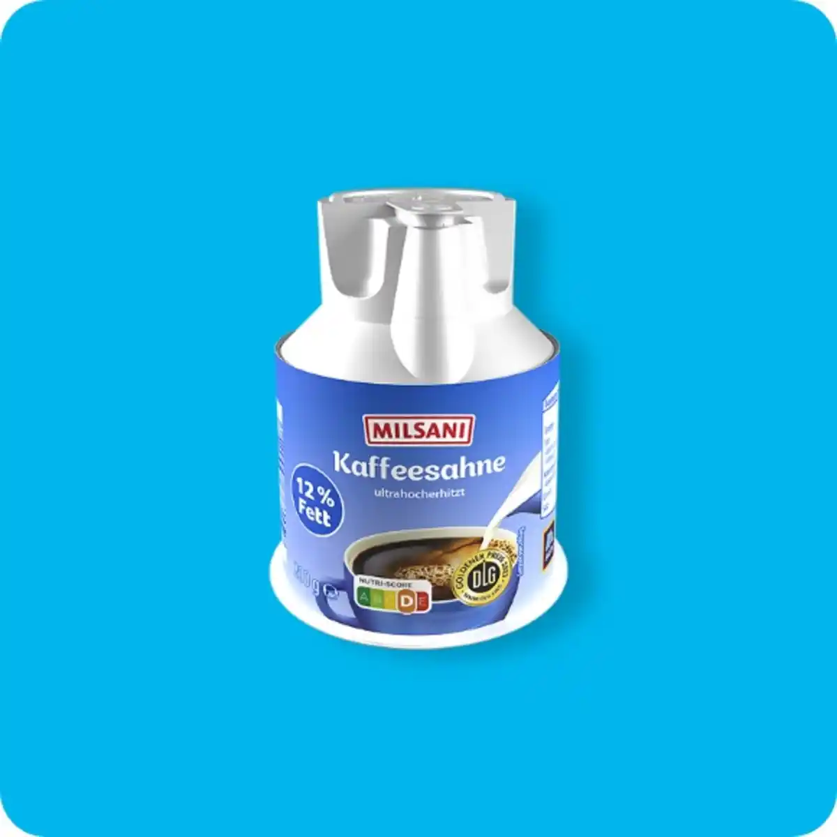 Bild 1 von MILSANI Kaffeesahne, 12 % Fett