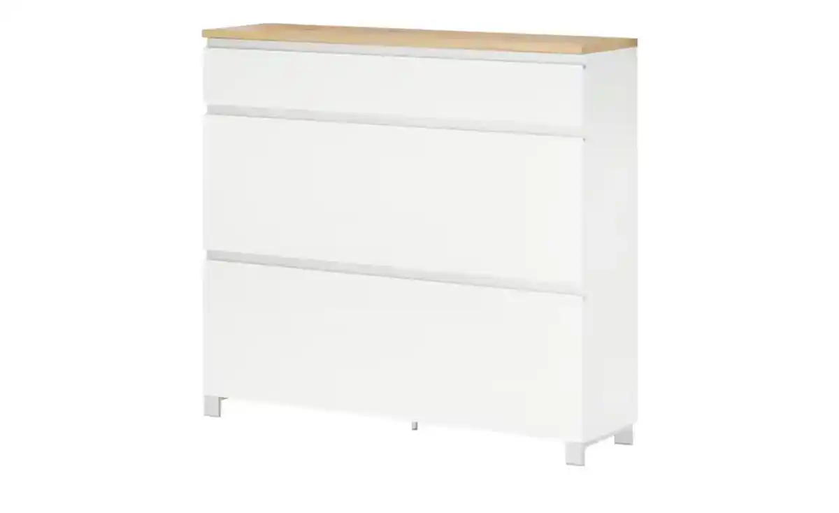 Bild 2 von Schuhschrank   ¦ weiß ¦ Maße (cm): B: 120 H: 108 T: 31.0 Garderoben & Kleiderstangen > Schuhgarderoben & Schränke - Möbel Kraft