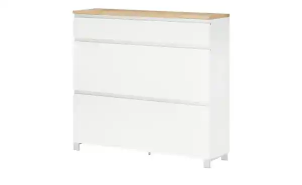 Bild 2 von Schuhschrank   ¦ weiß ¦ Maße (cm): B: 120 H: 108 T: 31.0 Garderoben & Kleiderstangen > Schuhgarderoben & Schränke - Möbel Kraft