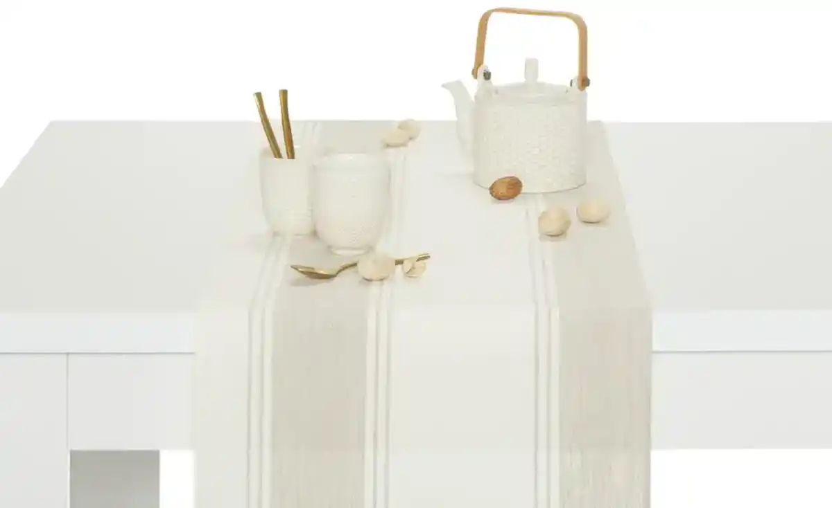 Bild 1 von HOME STORY Tischläufer  Maritim Living ¦ beige ¦ Leinen ¦ Maße (cm): B: 40 Sale > Haushalt Sale - Möbel Kraft