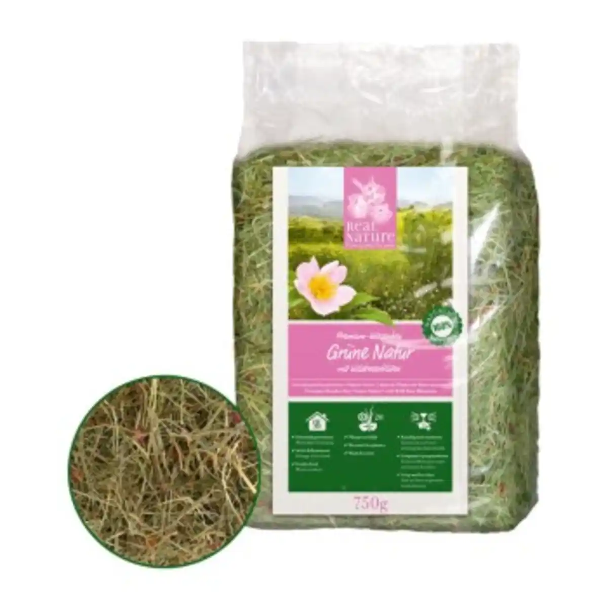 Bild 1 von REAL NATURE Grüne Natur mit Wildrosenblüten 750g