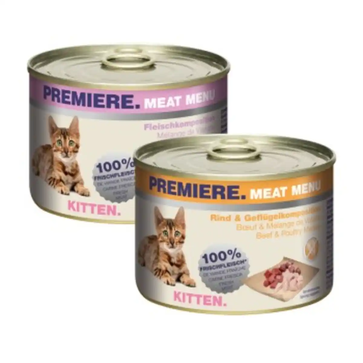 Bild 1 von PREMIERE Meat Menu Kitten Mixpaket 6x200g