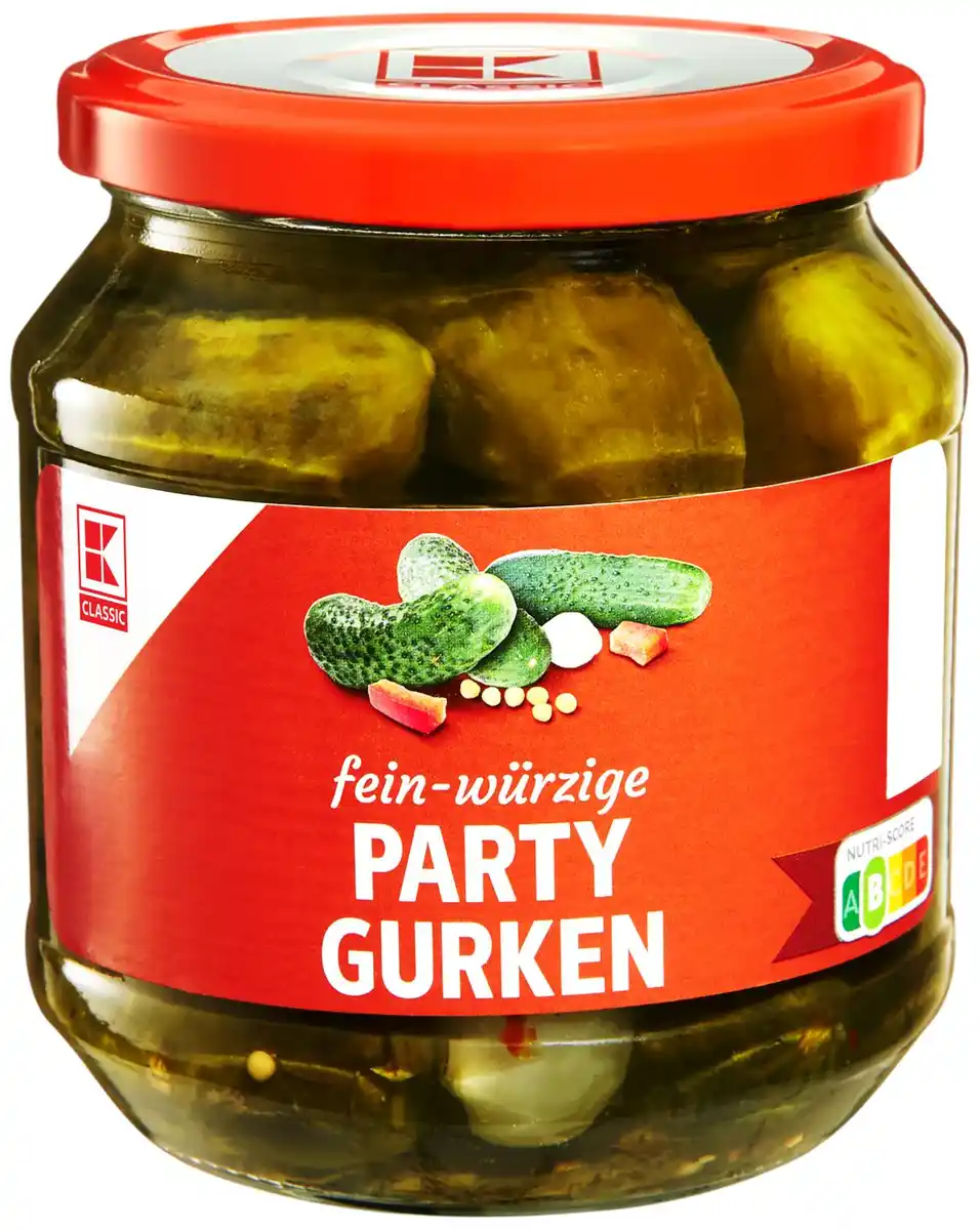 Bild 1 von K-CLASSIC Party-Gurken, 530-g-Glas
