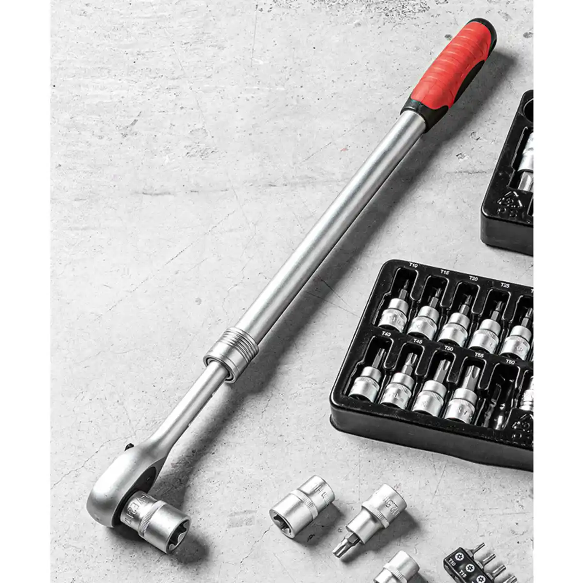 Bild 1 von Kraft Werkzeuge Teleskop-Ratsche 1/2"