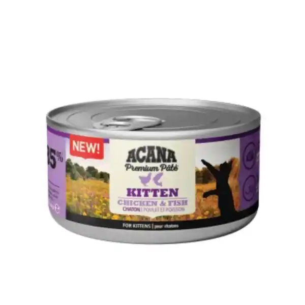 Bild 1 von ACANA Premium Pâté Kitten Huhn und Fisch 24x85 g