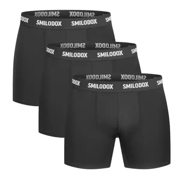 Bild 2 von SMILODOX Herren-Boxershorts, 3-St.-Packg.