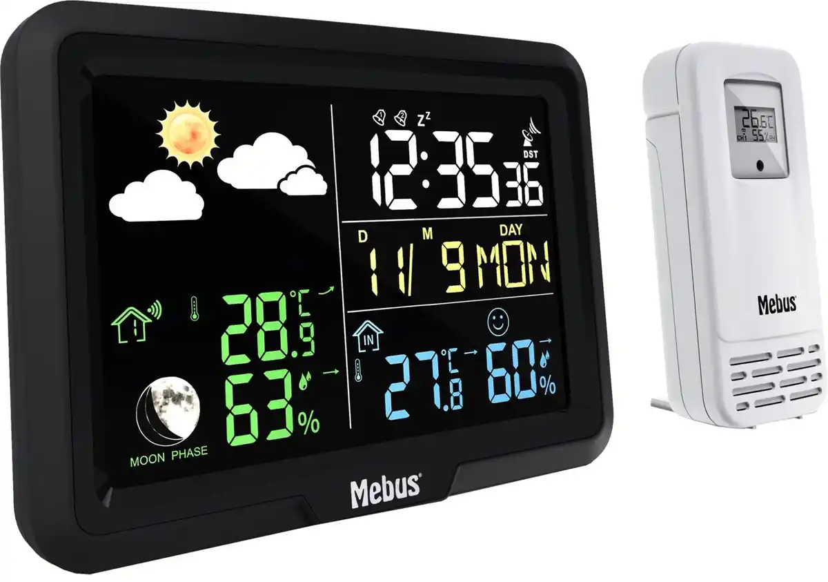 Bild 1 von MEBUS Funkgesteuerte Wetterstation »11348«