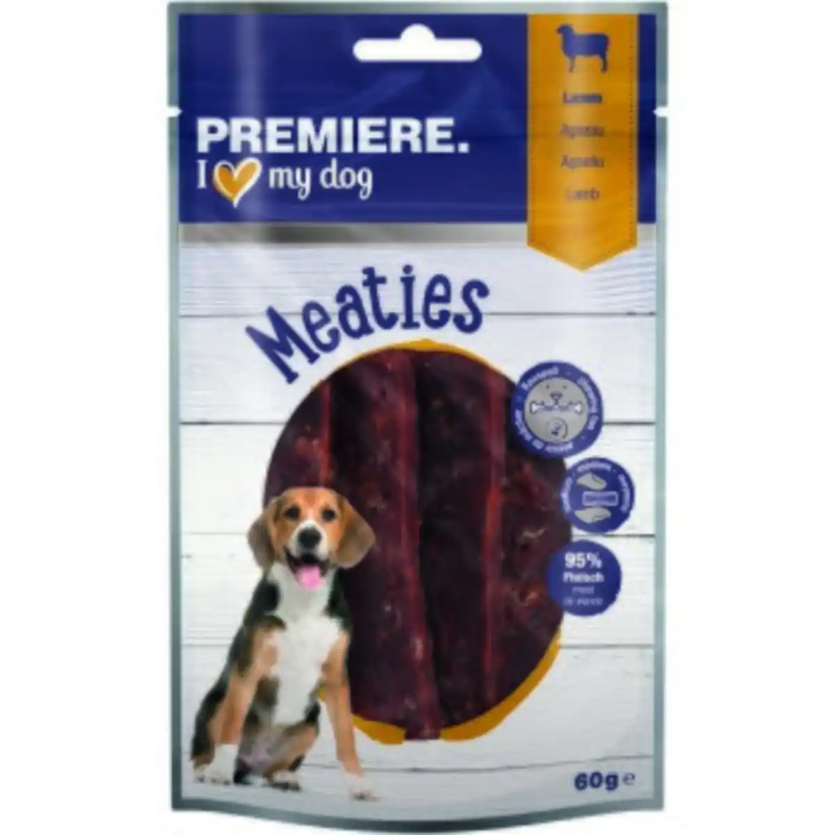 Bild 1 von PREMIERE Pure Meaties Lamm 6x60g