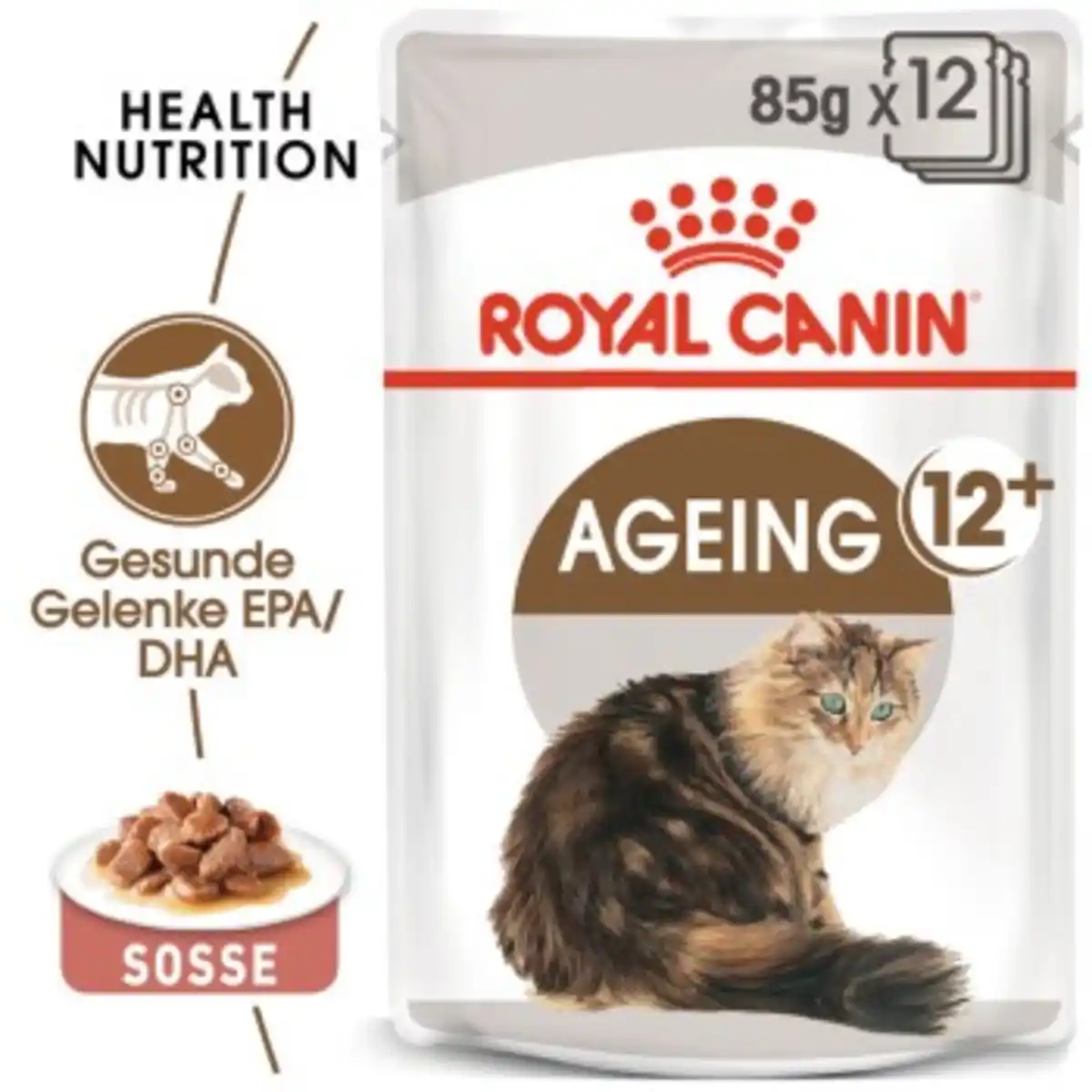 Bild 1 von ROYAL CANIN Ageing +12 in Soße 48x85 g