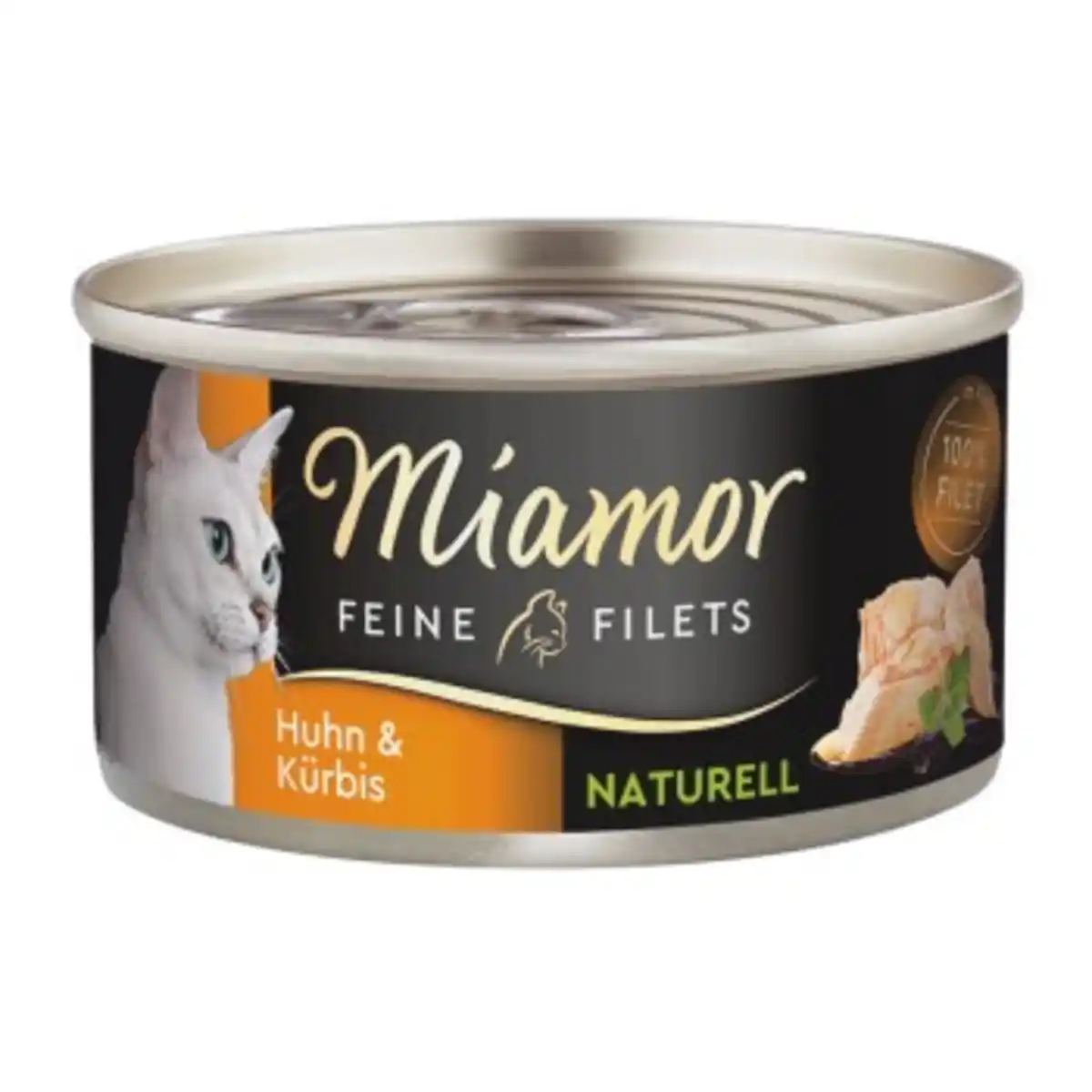 Bild 1 von Miamor Feine Filets Naturelle Huhn und Kürbis 24x80 g
