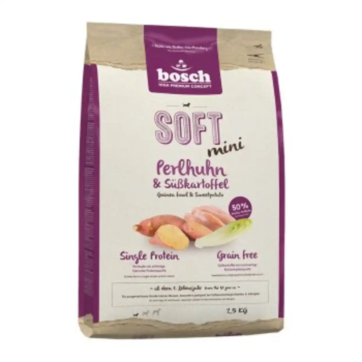 Bild 1 von bosch Soft Mini Perlhuhn & Süßkartoffel 2,5 kg