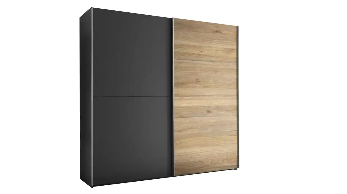 Bild 1 von Schwebetürenschrank Eiche graphit - 215 cm - MELTON