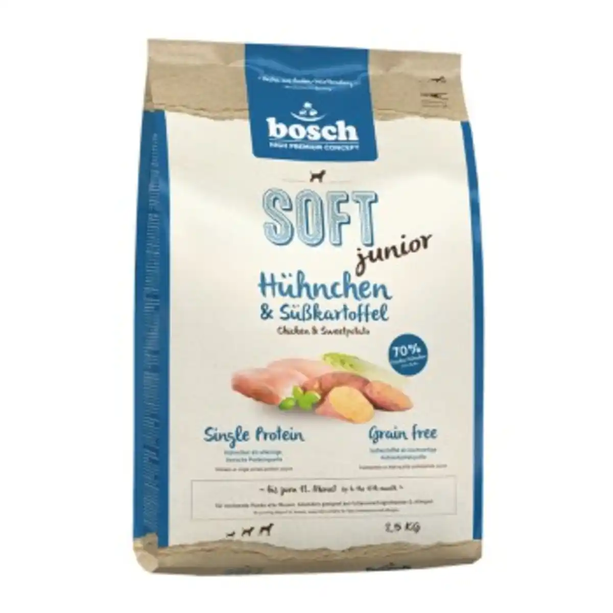 Bild 1 von bosch Soft Junior Hühnchen & Süßkartoffel 2,5 kg