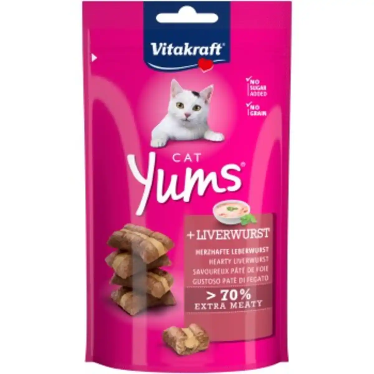 Bild 1 von Vitakraft Cat Yums Leberwurst 9x40 g
