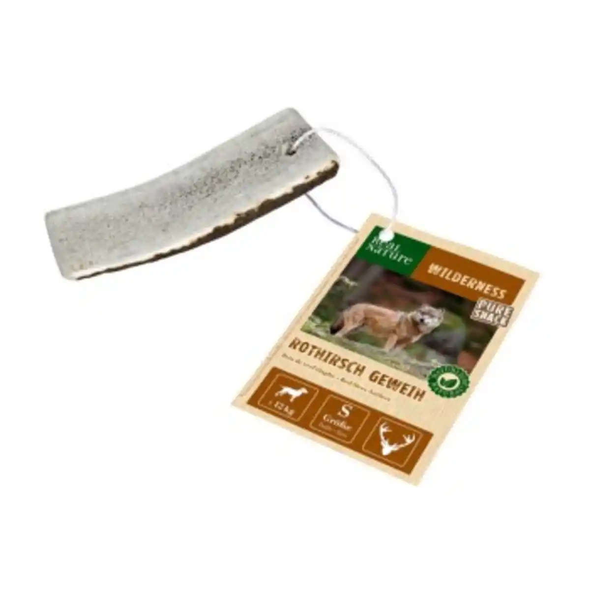Bild 1 von REAL NATURE WILDERNESS Rothirsch Geweih-Snack halb S