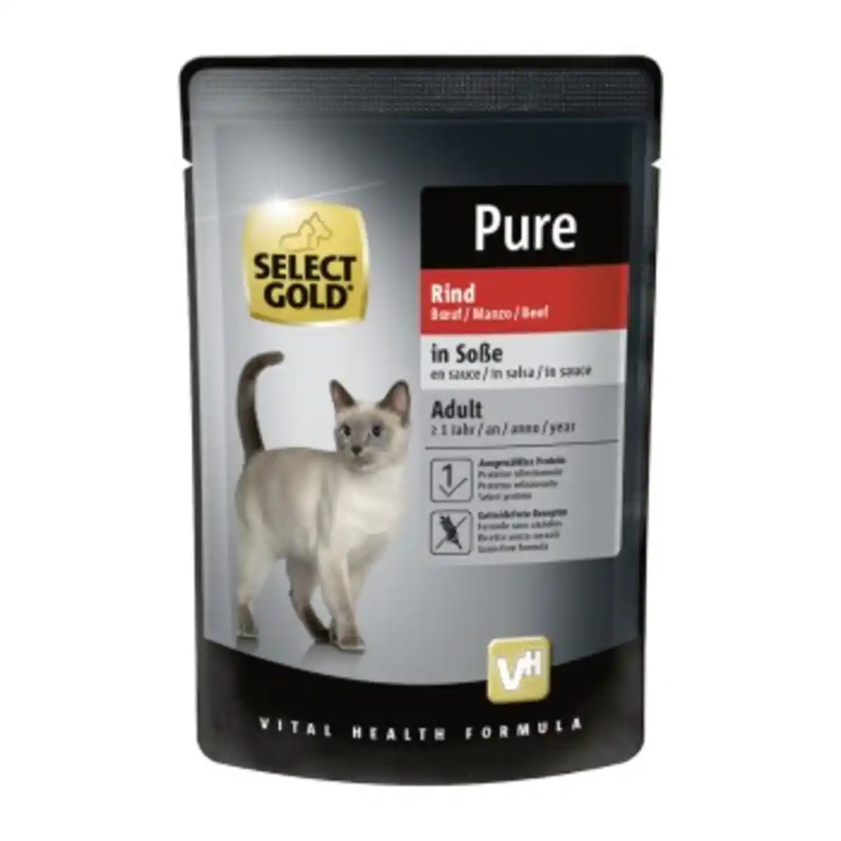 Bild 1 von SELECT GOLD Adult Pure in Soße Rind 12x85 g