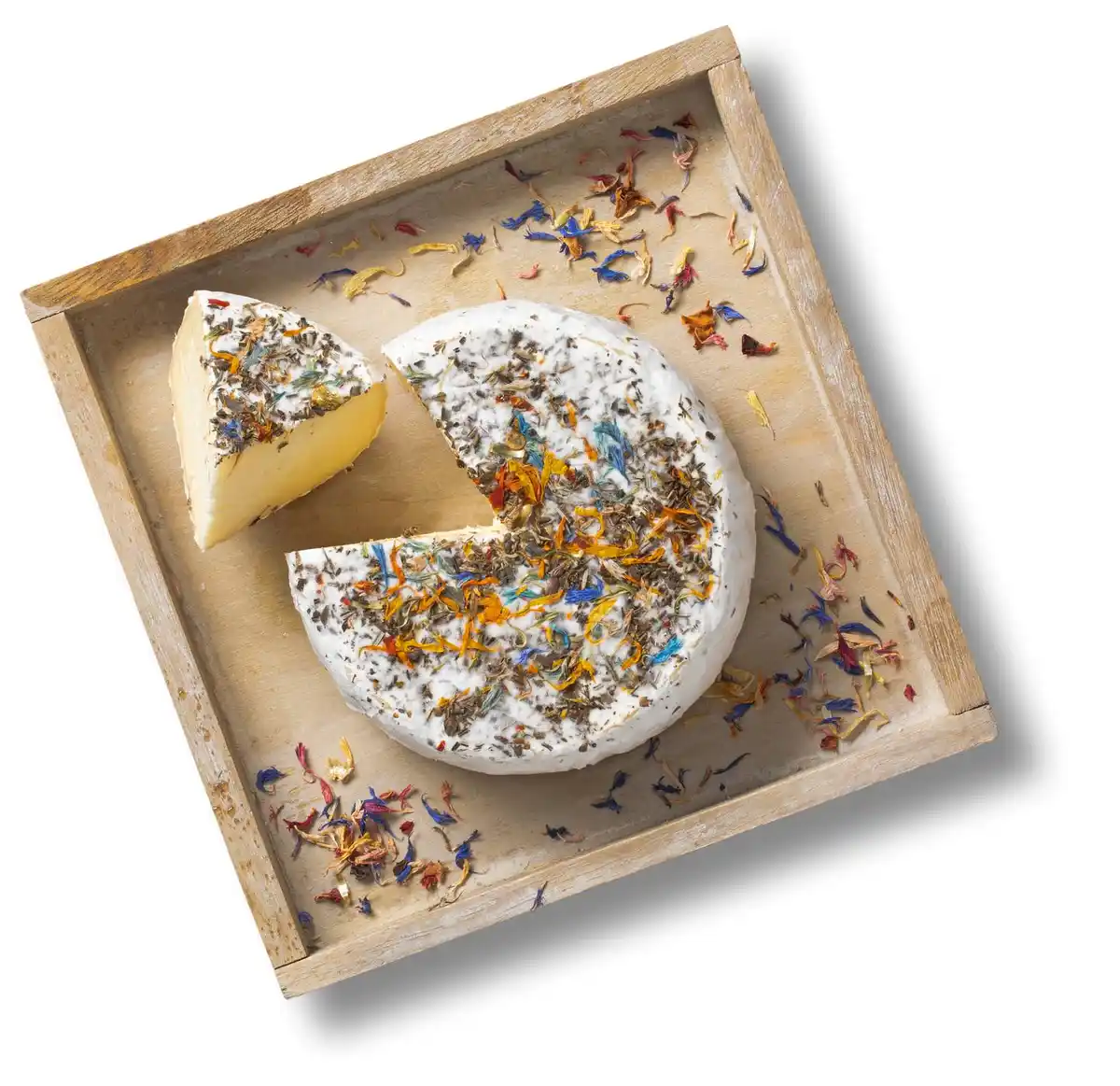 Bild 1 von Bio-Wiesenblumen-Dorfkäse 50 % Fett i. Tr., 100 g