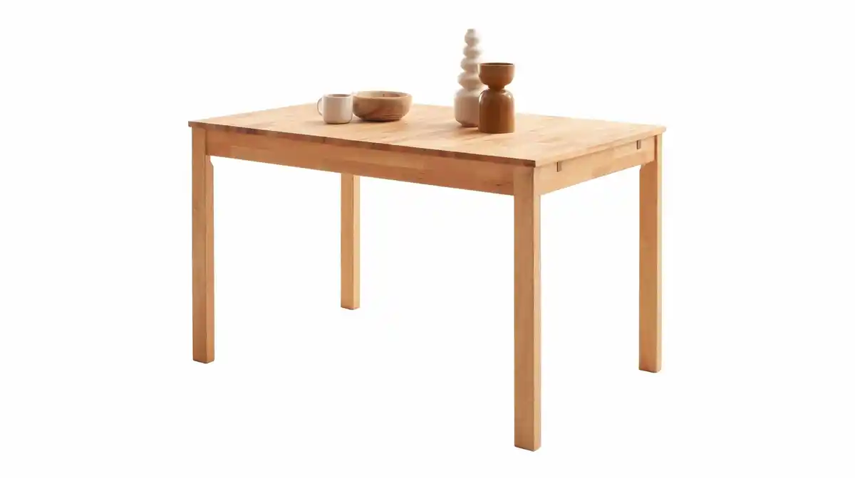 Bild 1 von Esstisch 125 cm ausziehbar 165 cm Kernbuche massiv geölt - BASCO