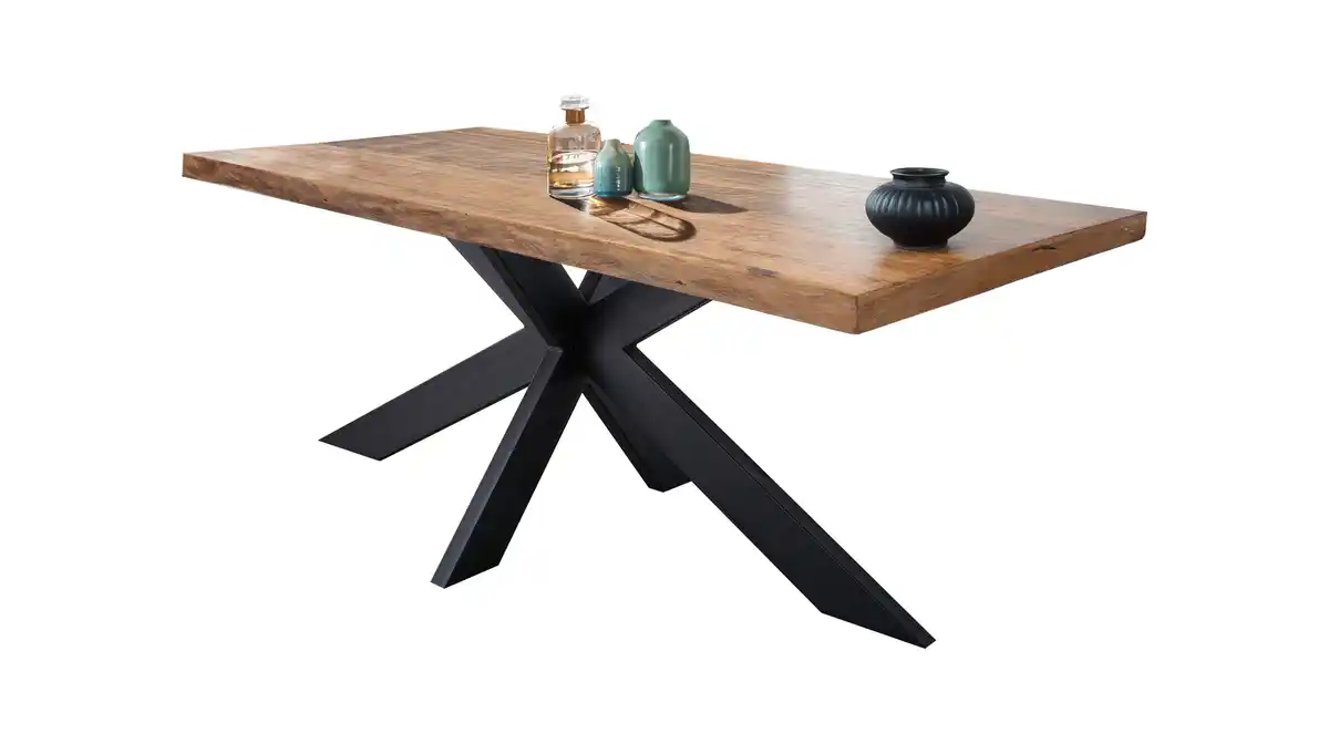 Bild 1 von Esstisch 200 x 100 Mango massiv lackiert gebeizt - TIMKA