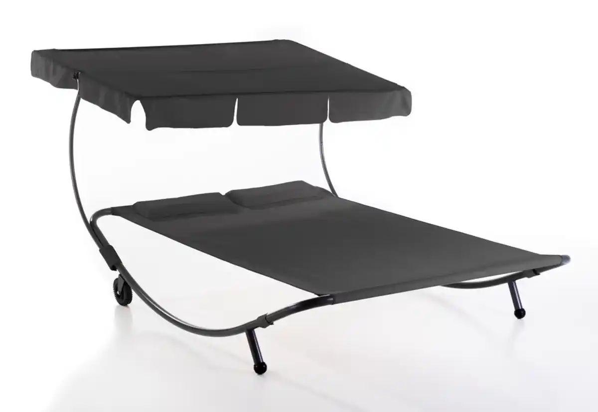 Bild 1 von Doppel-Gartenliege - Anthrazit