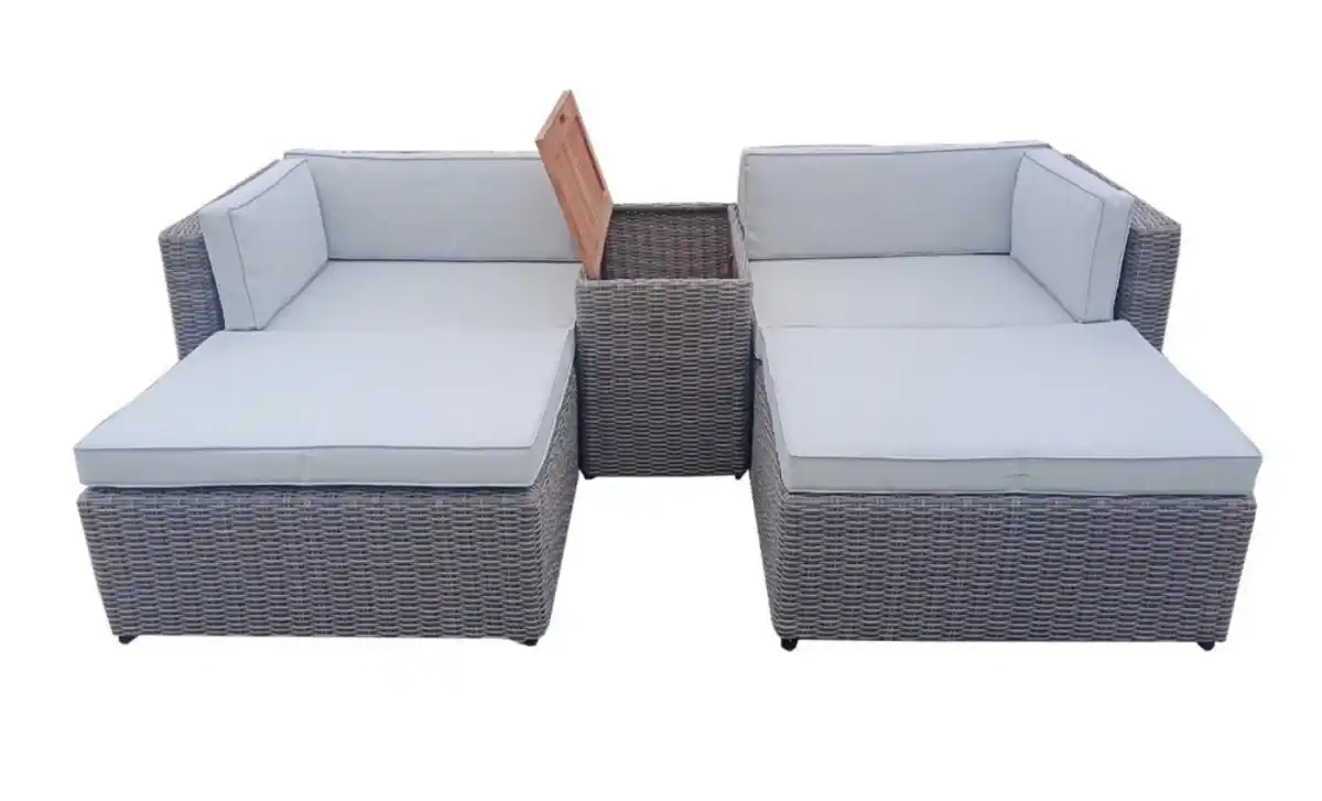 Bild 4 von Multifunktionslounge mit Akazie Tisch inkl. Kissen