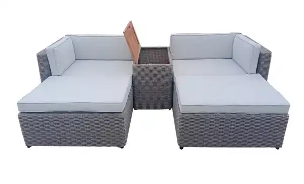 Bild 4 von Multifunktionslounge mit Akazie Tisch inkl. Kissen