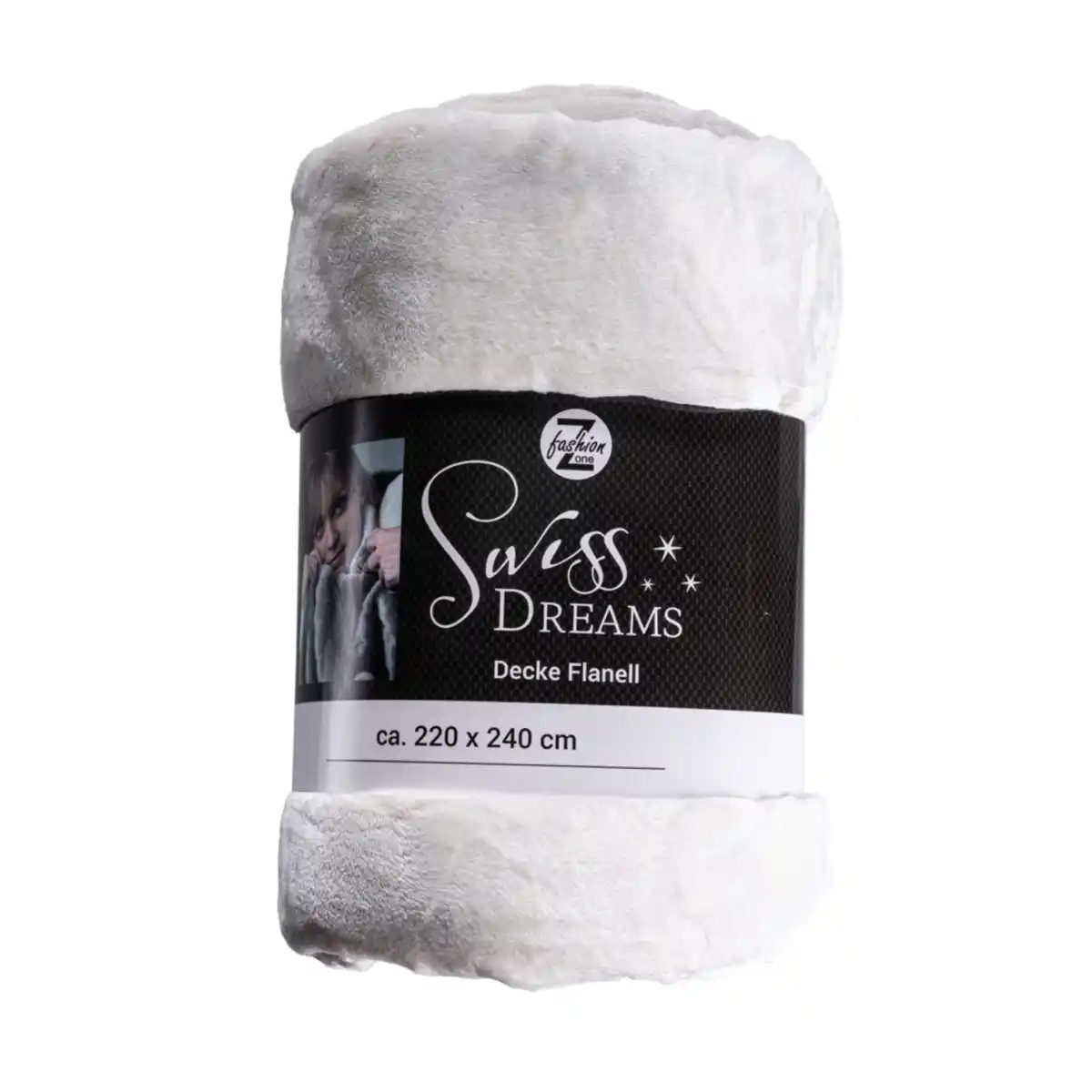 Bild 1 von Kuscheldecke 220 x 240 cm in Creme aus Flanell