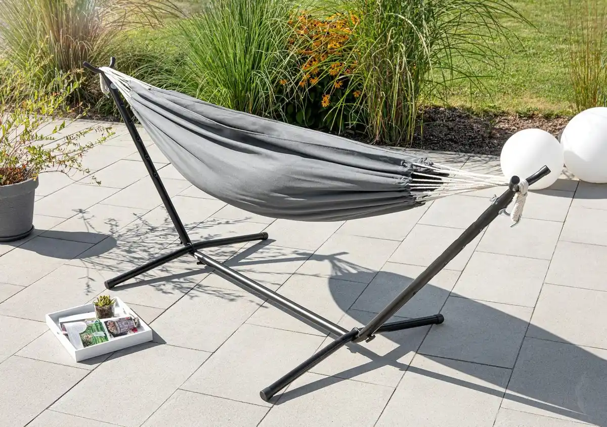 Bild 2 von Hängematte mit Gestell inkl. Tragetasche