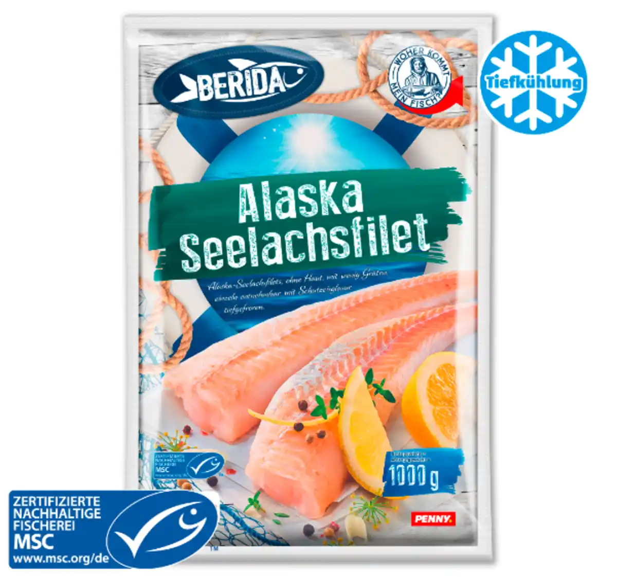 Bild 1 von BERIDA Alaska Seelachsfilet