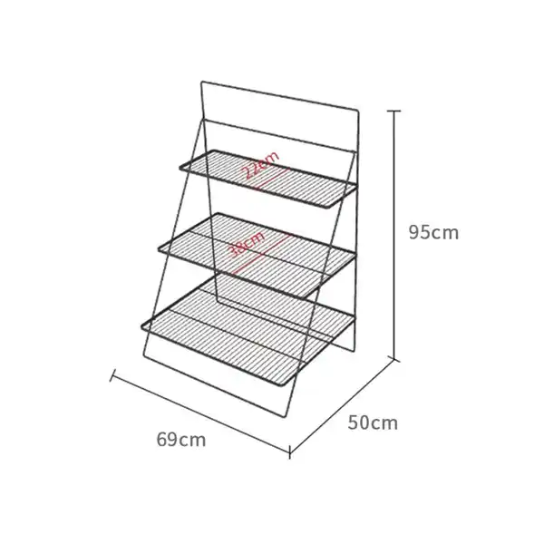 Bild 3 von Blumengestell, ca. 69 x 50 x 95 cm - Schwarz