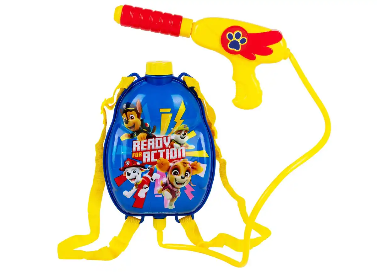 Bild 1 von Paw Patrol Wasserpistole mit Wassertank-Rucksack