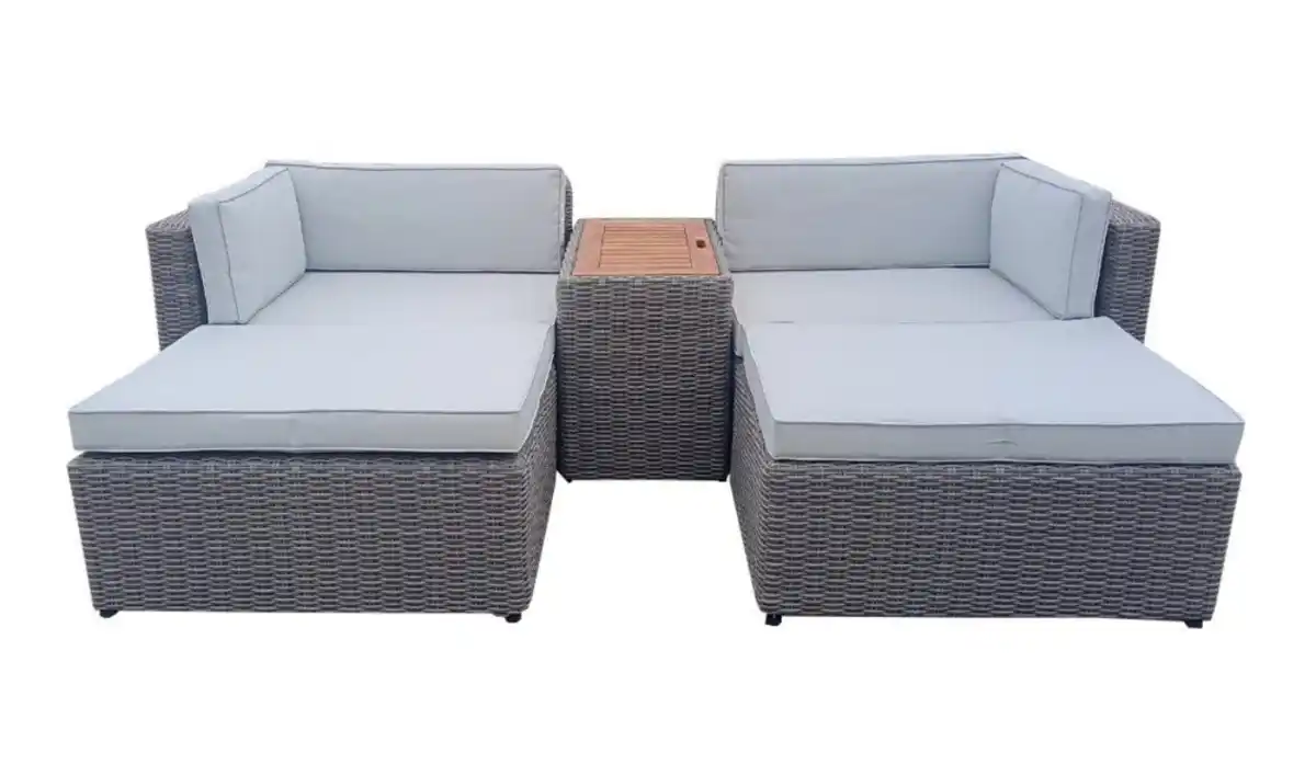 Bild 2 von Multifunktionslounge mit Akazie Tisch inkl. Kissen