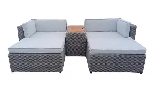 Bild 2 von Multifunktionslounge mit Akazie Tisch inkl. Kissen