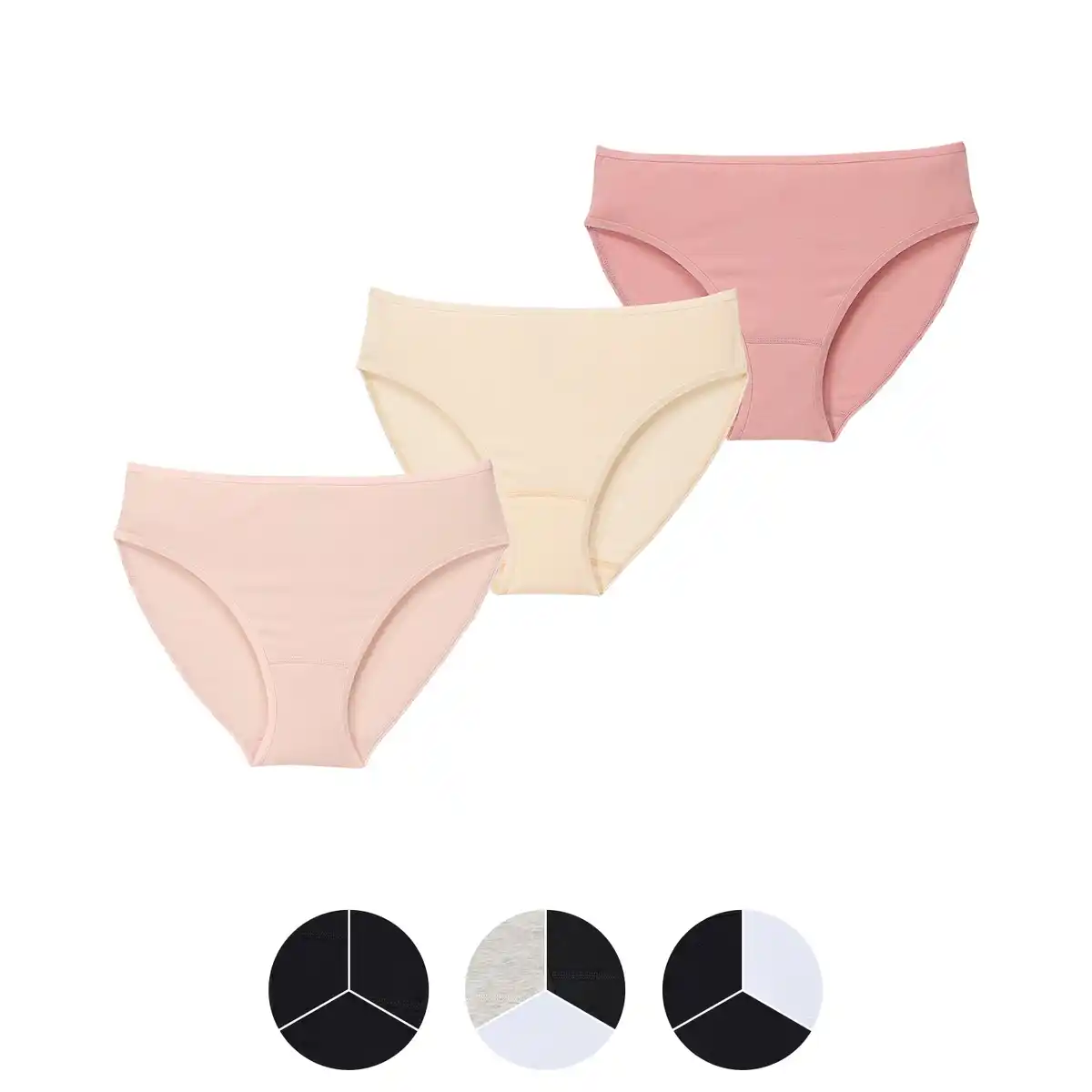 Bild 1 von UP2FASHION Damen Slips, 3er-Pack