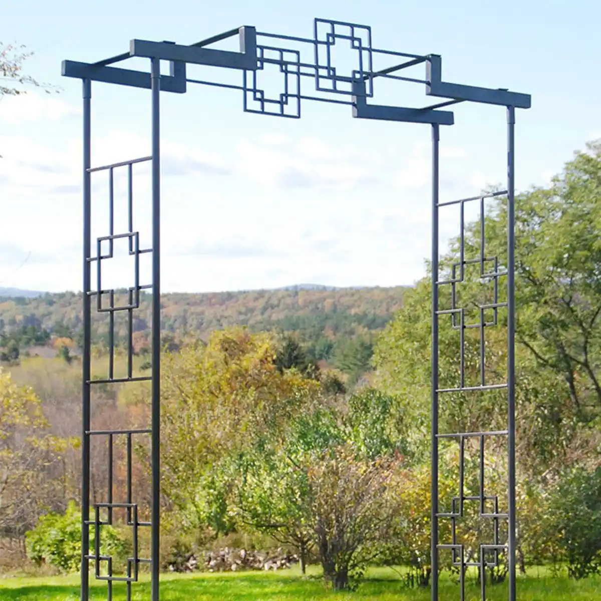 Bild 2 von Gartentor aus Metall, ca. 17,5 x 170 x 270 cm - Schwarz