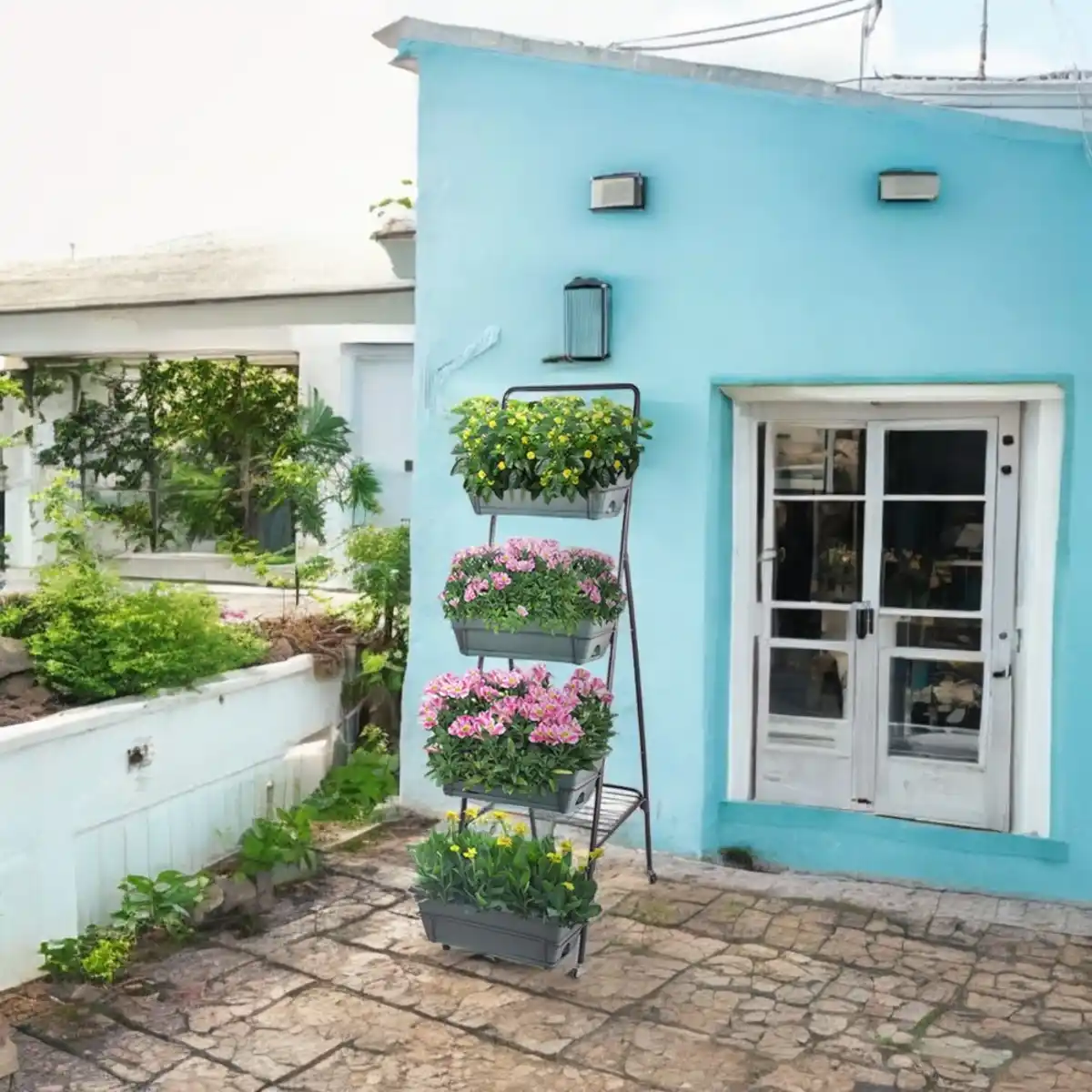 Bild 2 von Blumengestell, ca. 39,5 x 63 x 134 cm - Schwarz