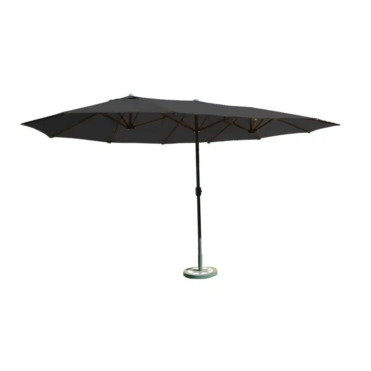 Bild 1 von XXL-Oval-Sonnenschirm, ca. 4,6 x 2,7 m- Anthrazit