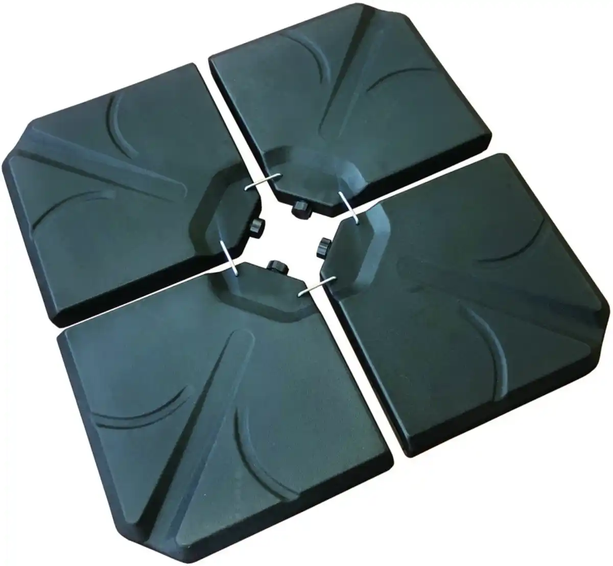 Bild 1 von Schirmständer Beschwerungsplatten-Set 4-tlg., ca. 50 x 50 x 8,3 cm