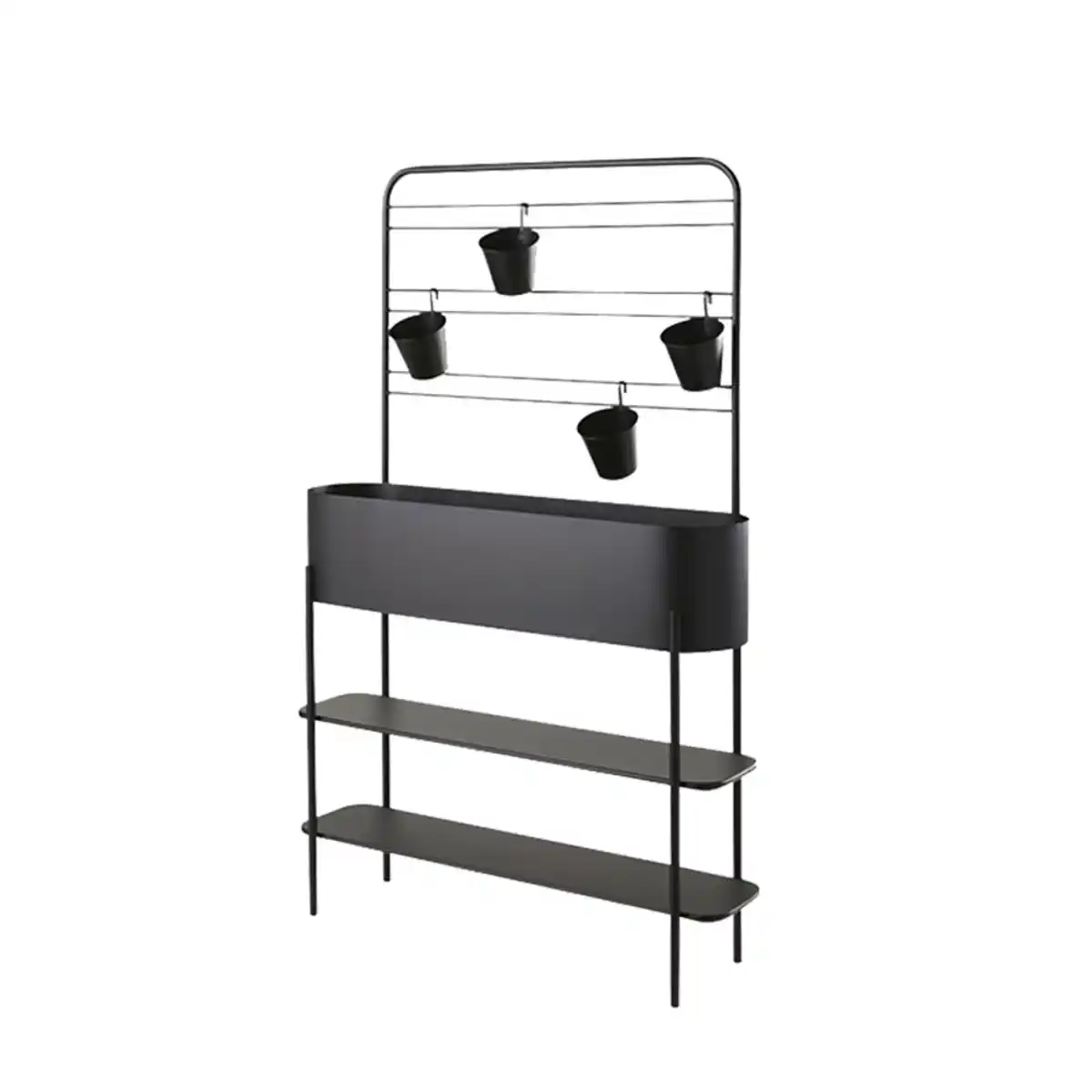 Bild 1 von Blumengestell, ca. 95 x 23 x 152 cm - Schwarz