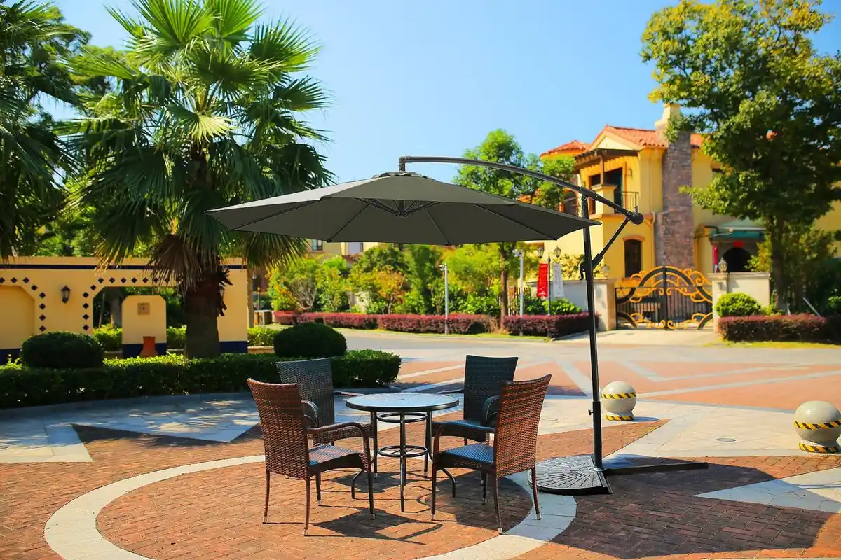 Bild 2 von Aluminium-Ampelschirm, Ø ca. 3 m – Anthrazit