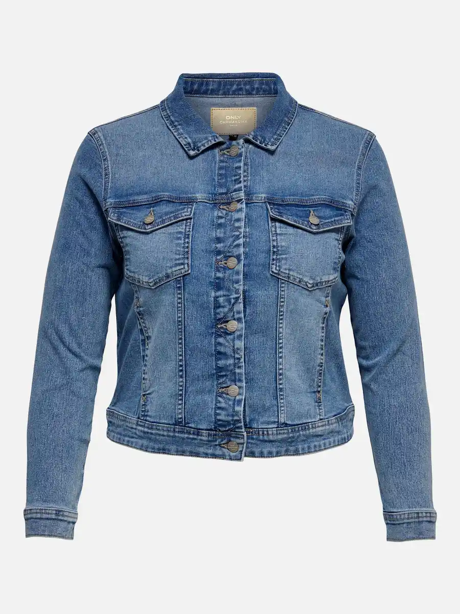 Bild 1 von Only Carmakoma CARWESPA LS JACKET LI Jeansjacke Blau