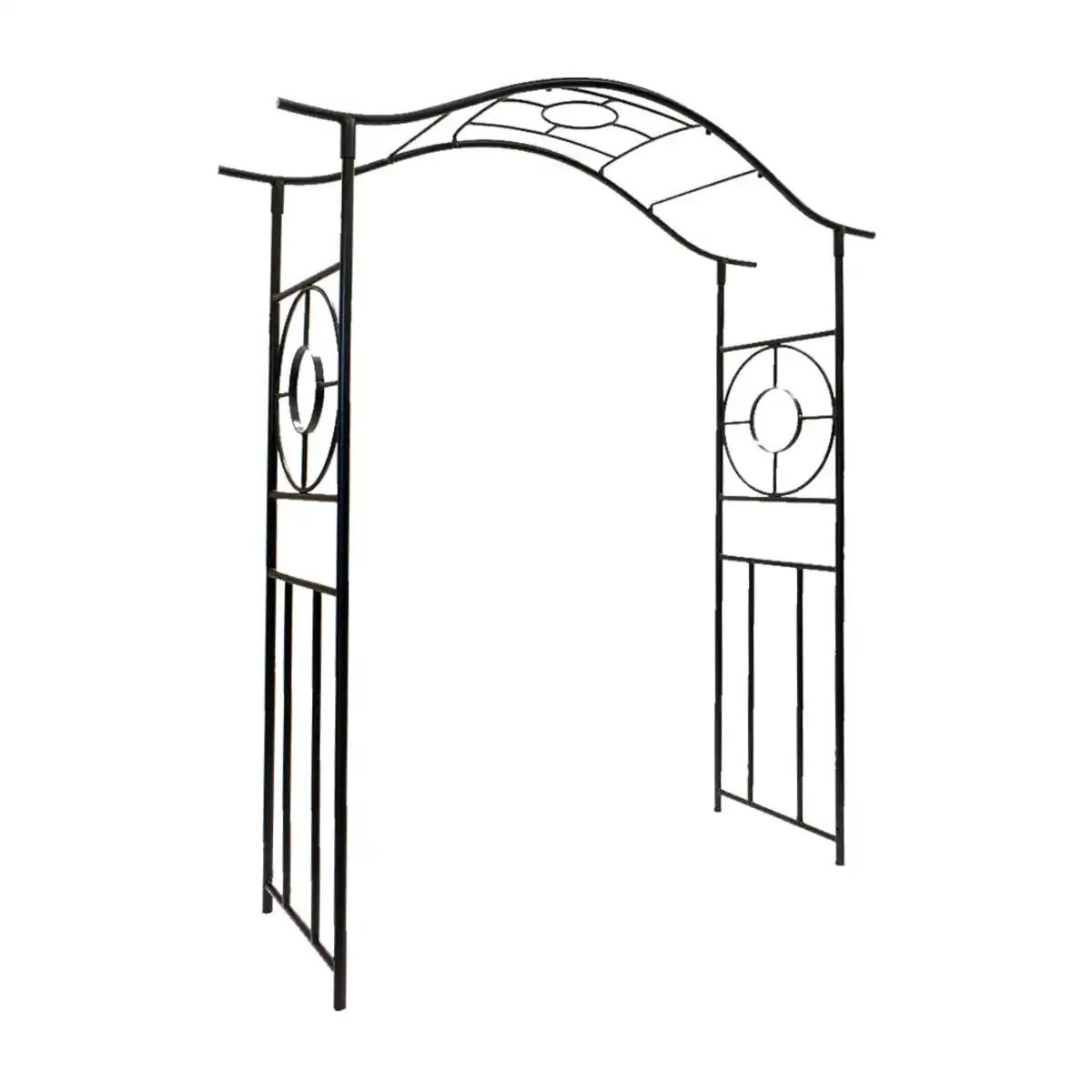 Bild 1 von Gartentor aus Metall, ca. 50 x 167 x 245 cm - Schwarz