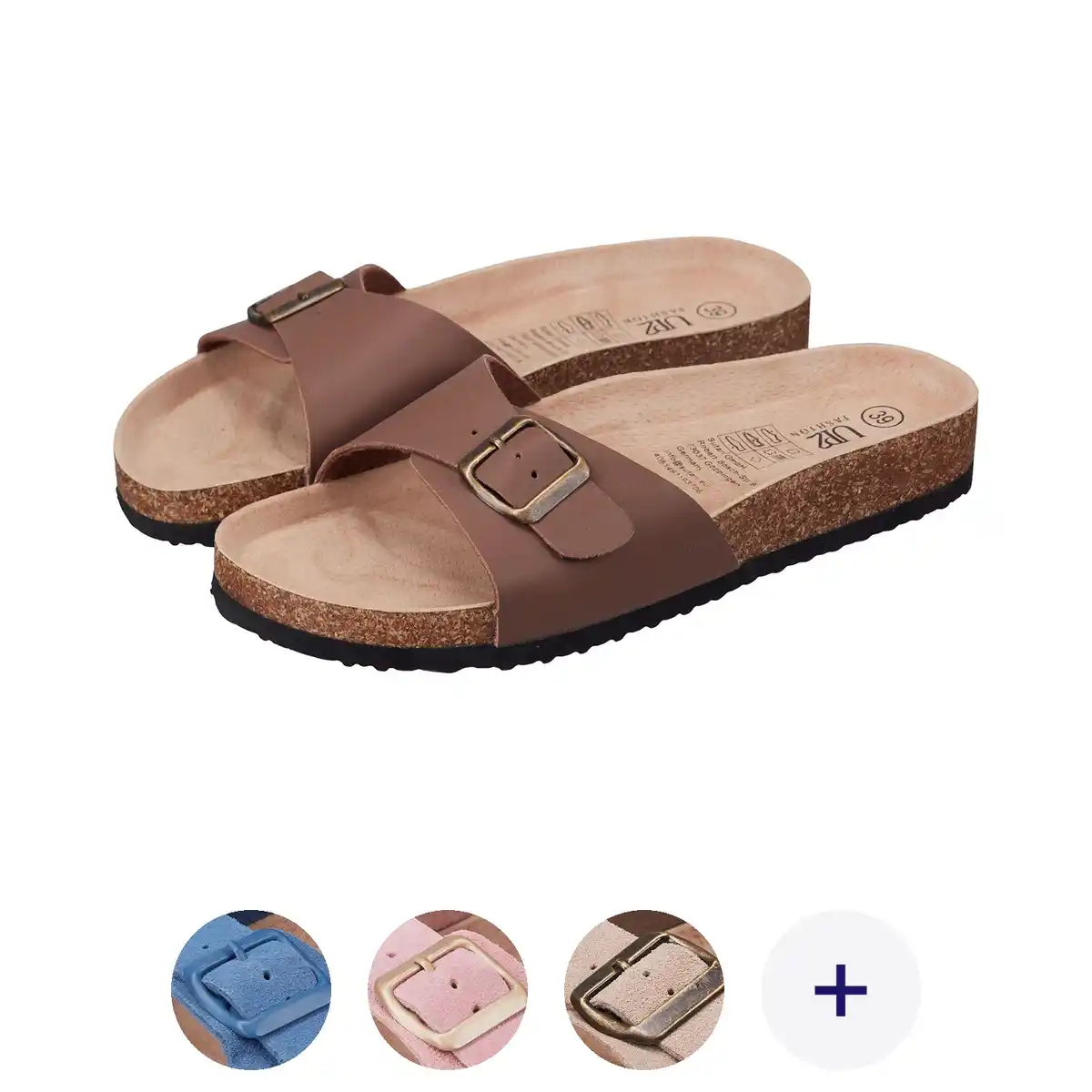 Bild 1 von UP 2 FASHION Damen-/Herren-Leder-Pantoletten