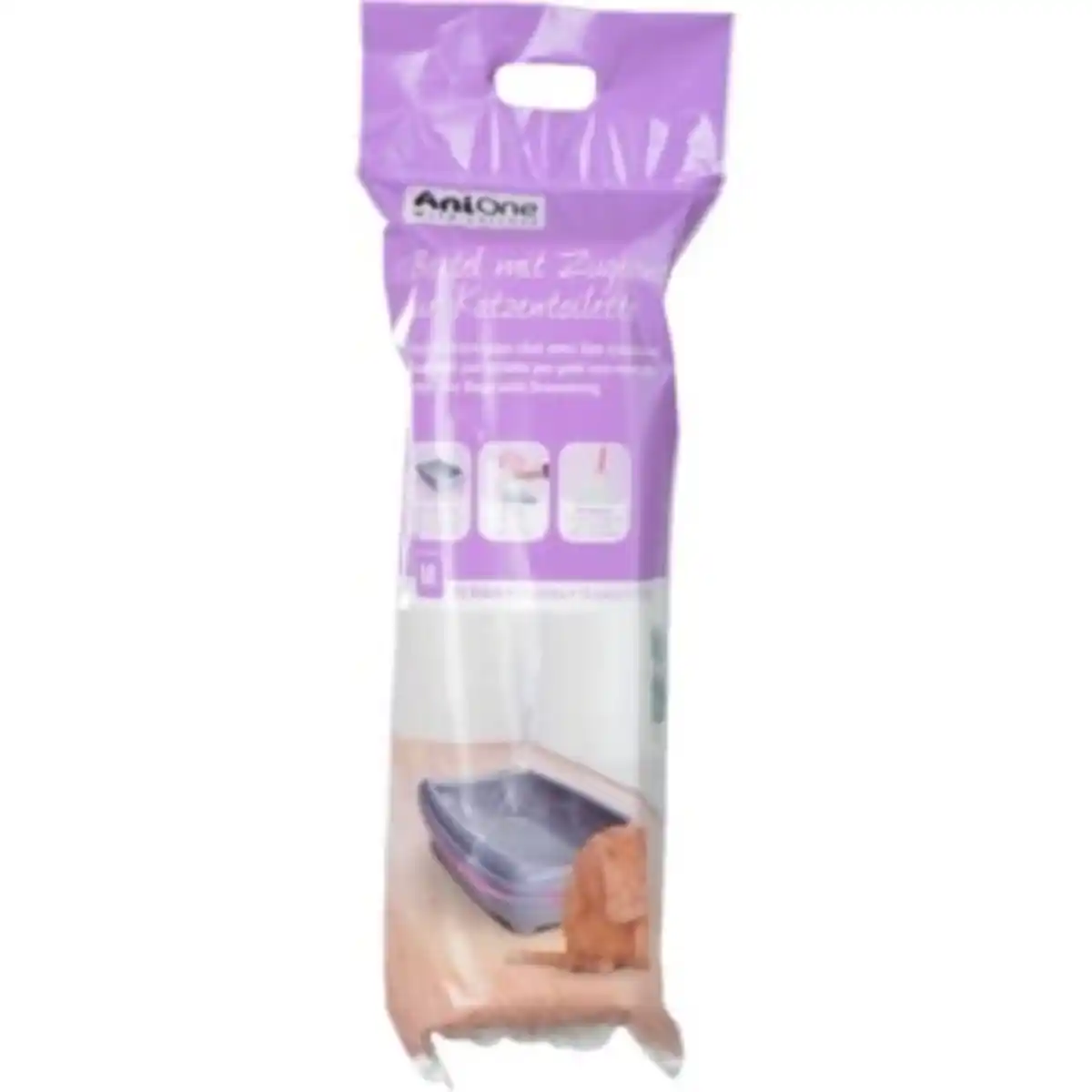 Bild 1 von AniOne Beutel mit Zugband für Katzentoilette S