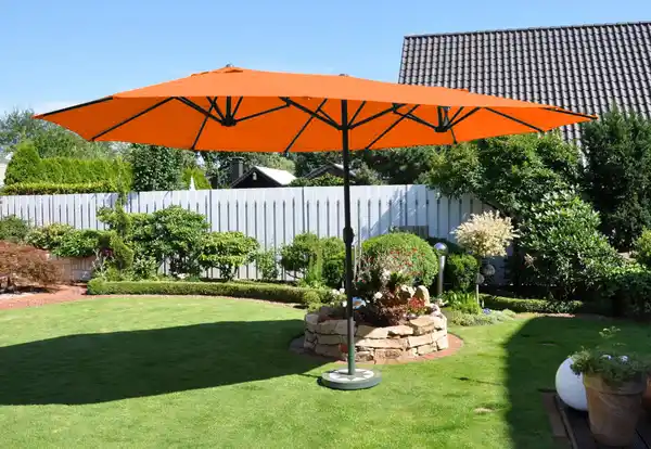 Bild 2 von XXL-Oval-Sonnenschirm, ca. 4,6 x 2,7 m- Terra