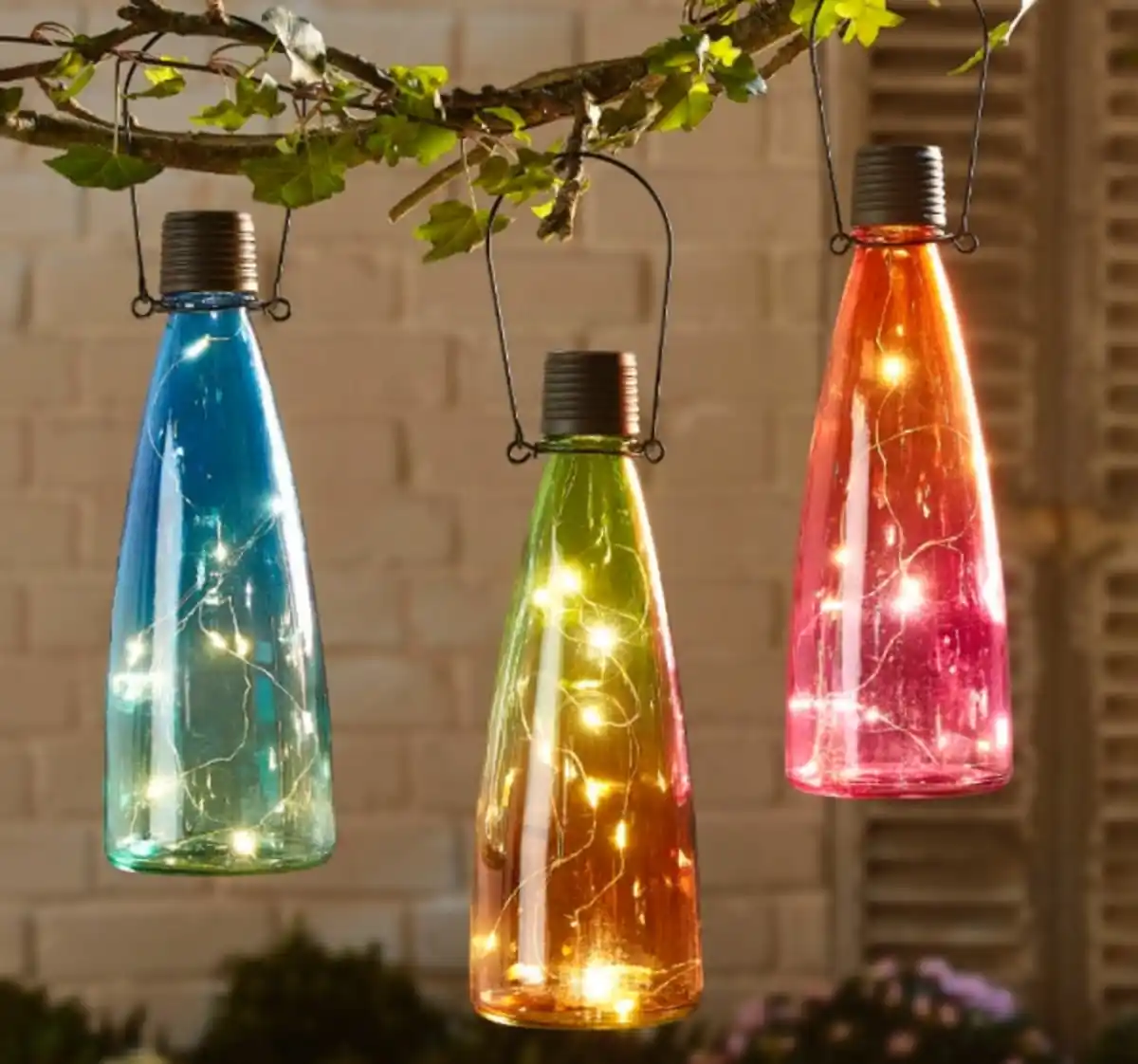 Bild 1 von Bunte Solarglasflasche*