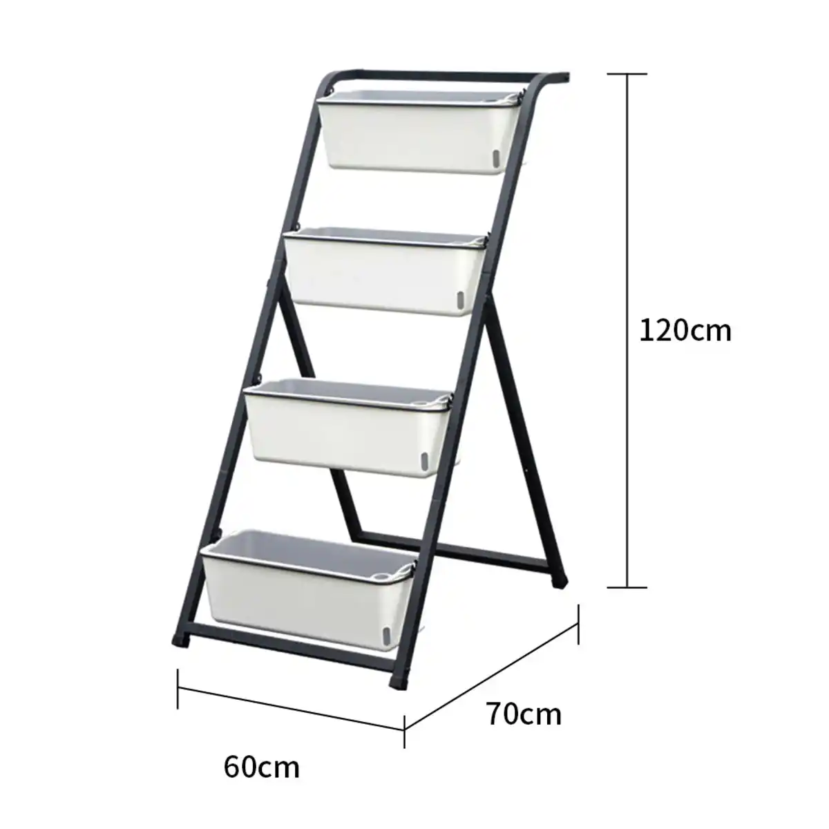 Bild 3 von Blumengestell, ca. 60 x 70 x 120 cm - Schwarz