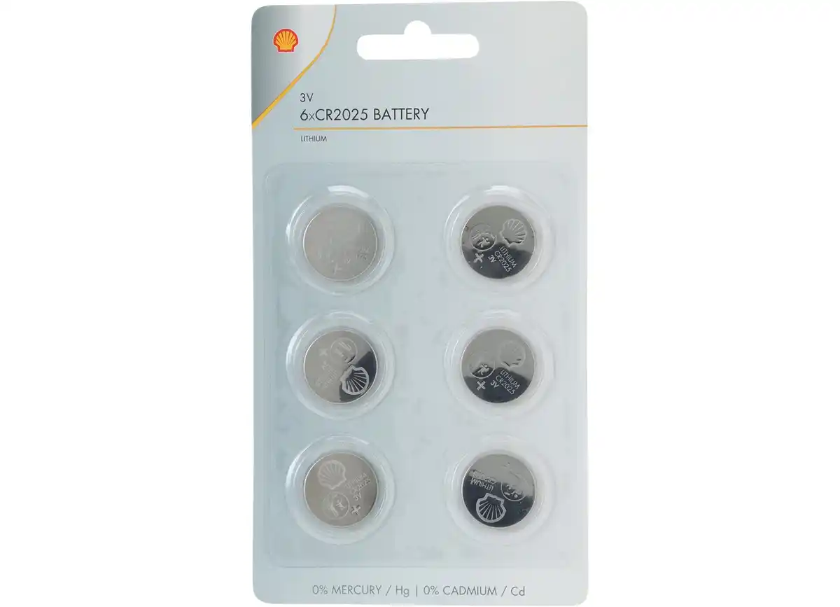 Bild 1 von Shell Knopfzellen CR2025